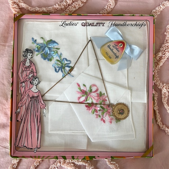 Vintage Accessories - Vintage handkerchiefs